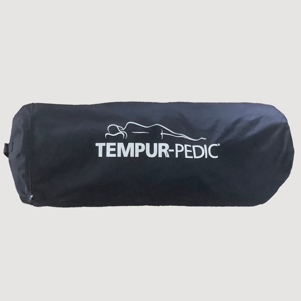 Sturdy Black TempurPedic Zippered Storage Bag with Handles